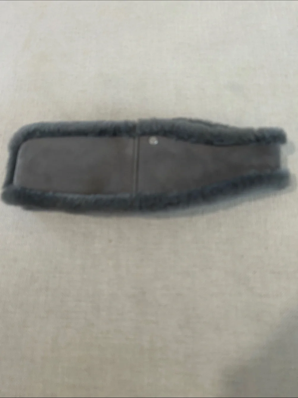 UGG Genuine Shearling Sheepskin Reversible Headband Gray L/XL, NWOT